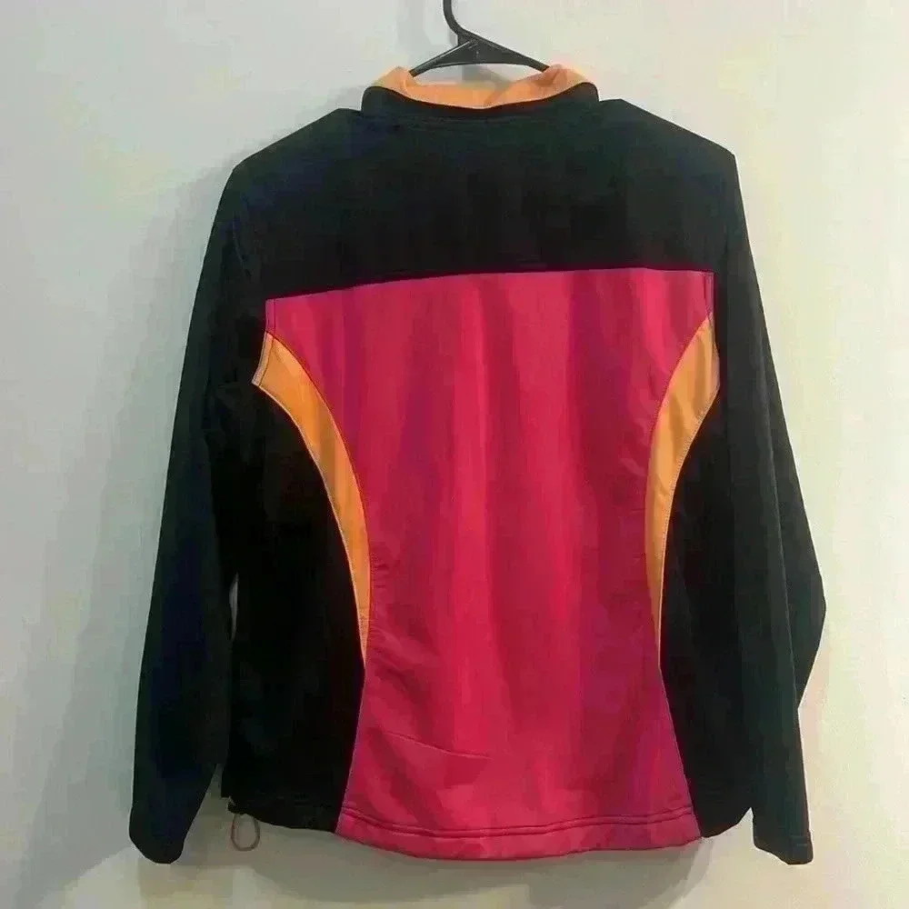 NWT 90s Y2K style Womens Colorblock Jacket Phoebe Buffay Campcore Retro 2000s
